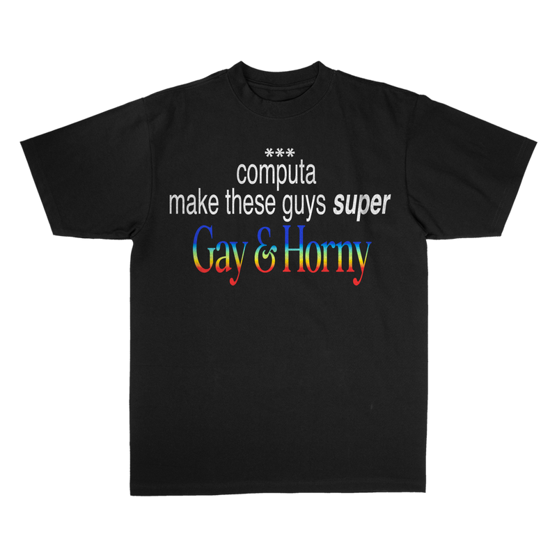 GAY & HORNY TEE