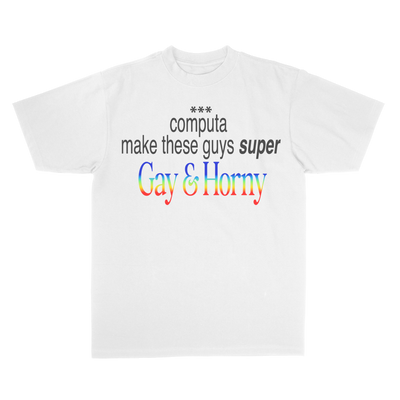 GAY & HORNY TEE